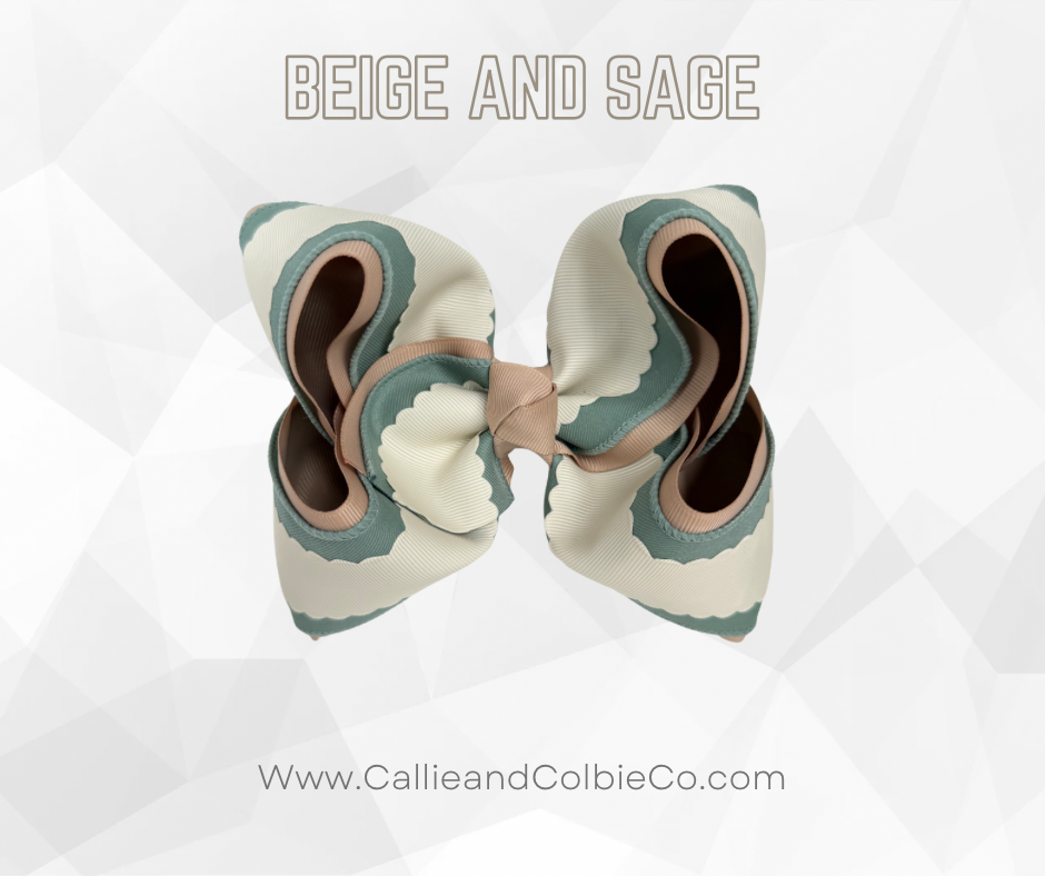 Beige and Sage