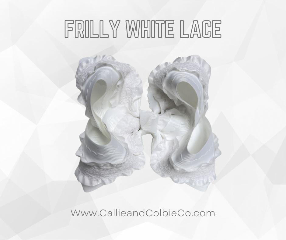 Frilly White Lace