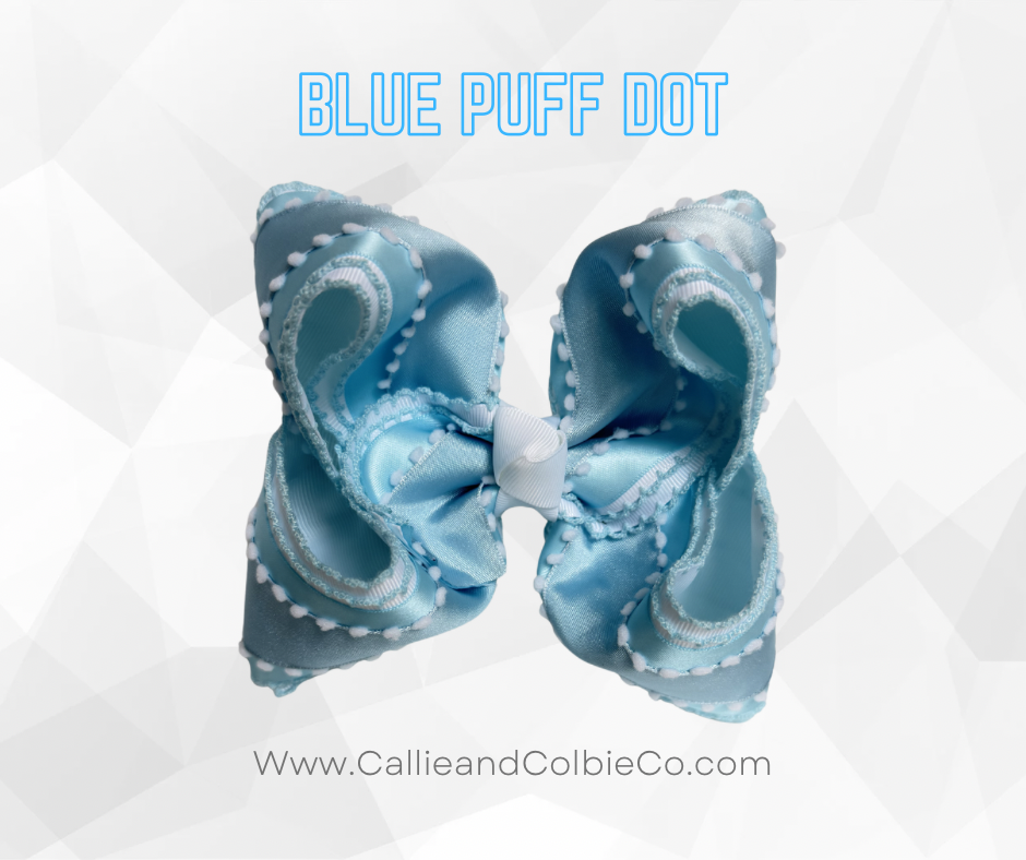 Blue Puff Dot