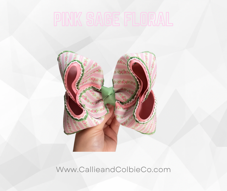 Pink Sage Floral