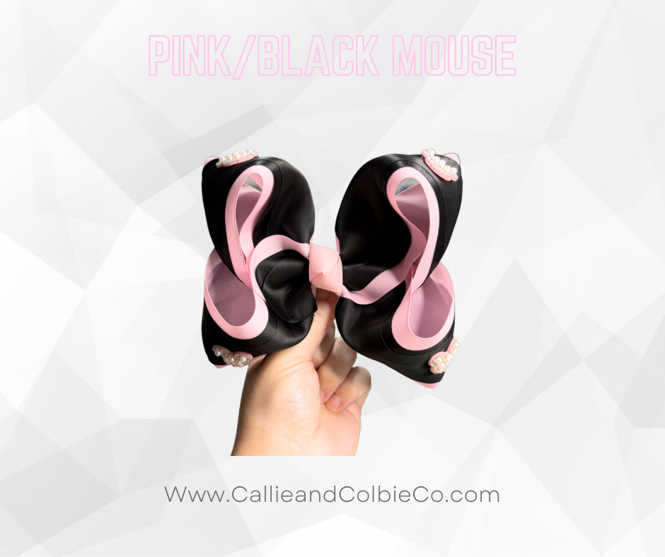 Pink/Black Mouse