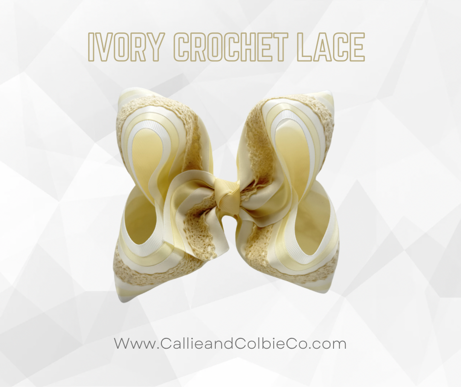 Ivory Crochet Lace