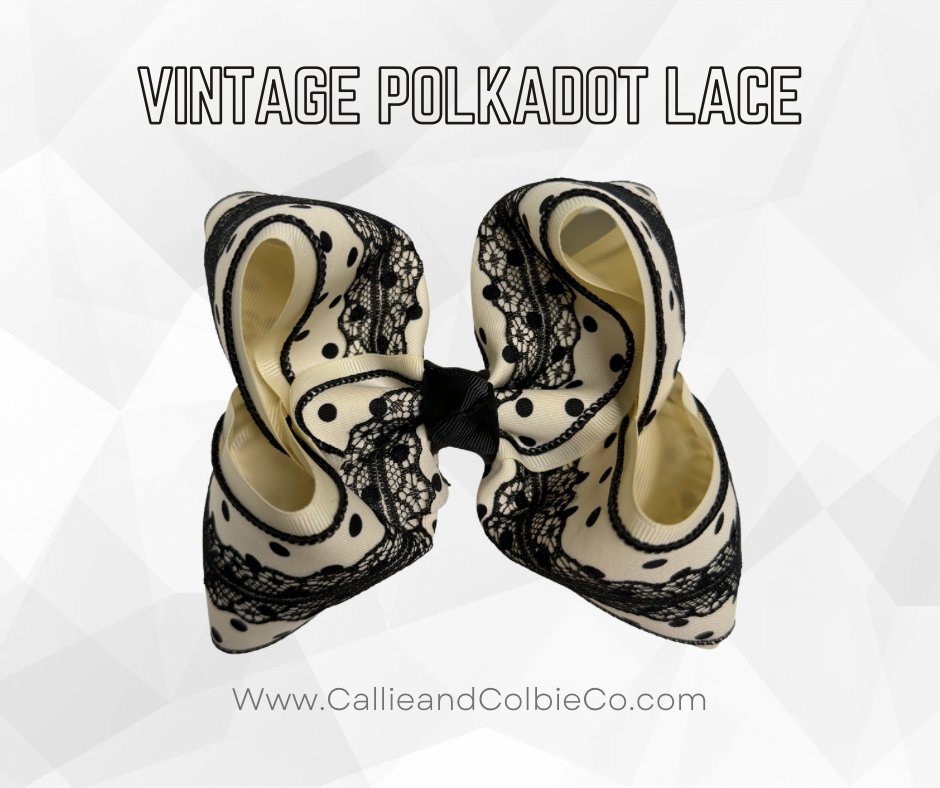 Vintage Polkadot Lace