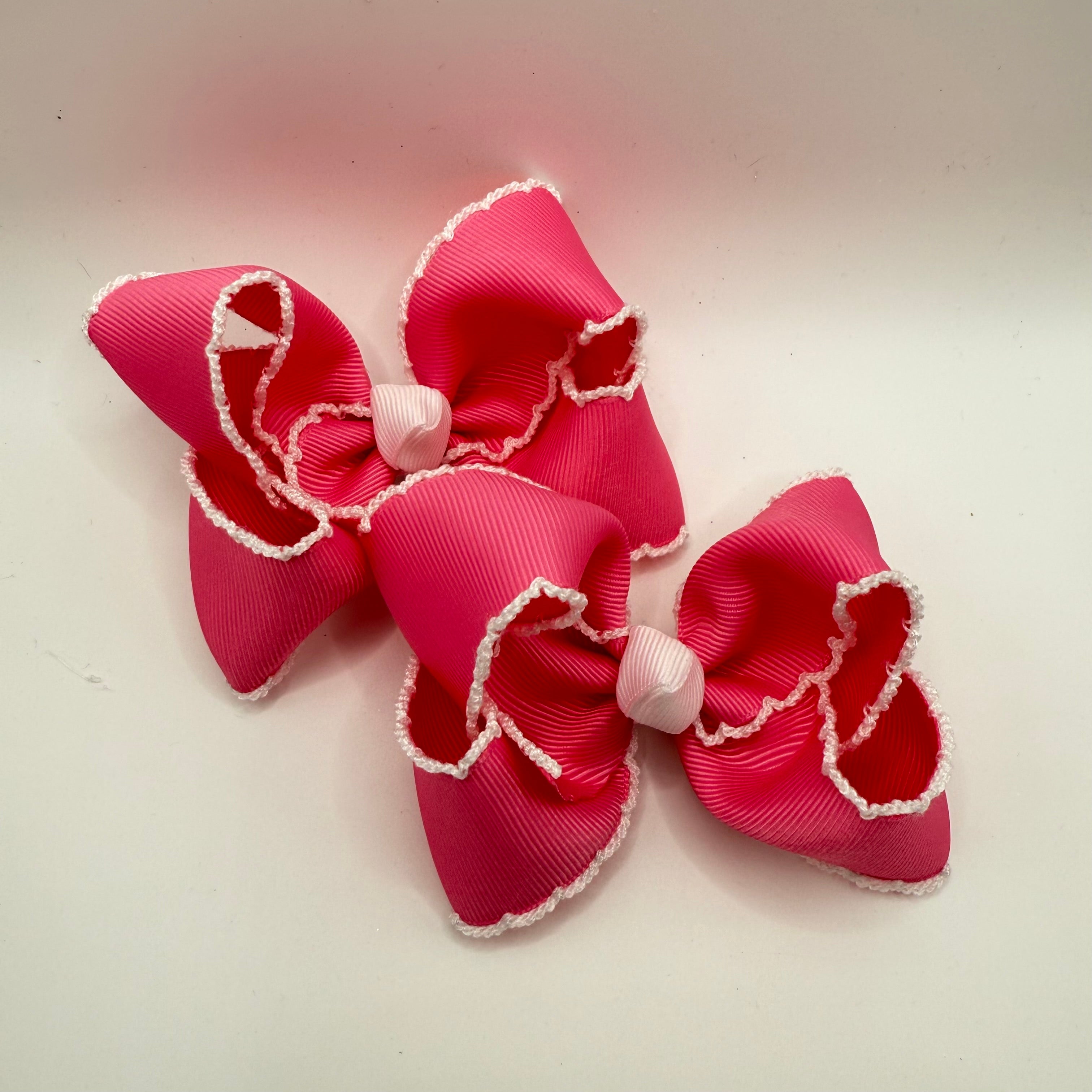 Hot Pink Moonstitch Piggies