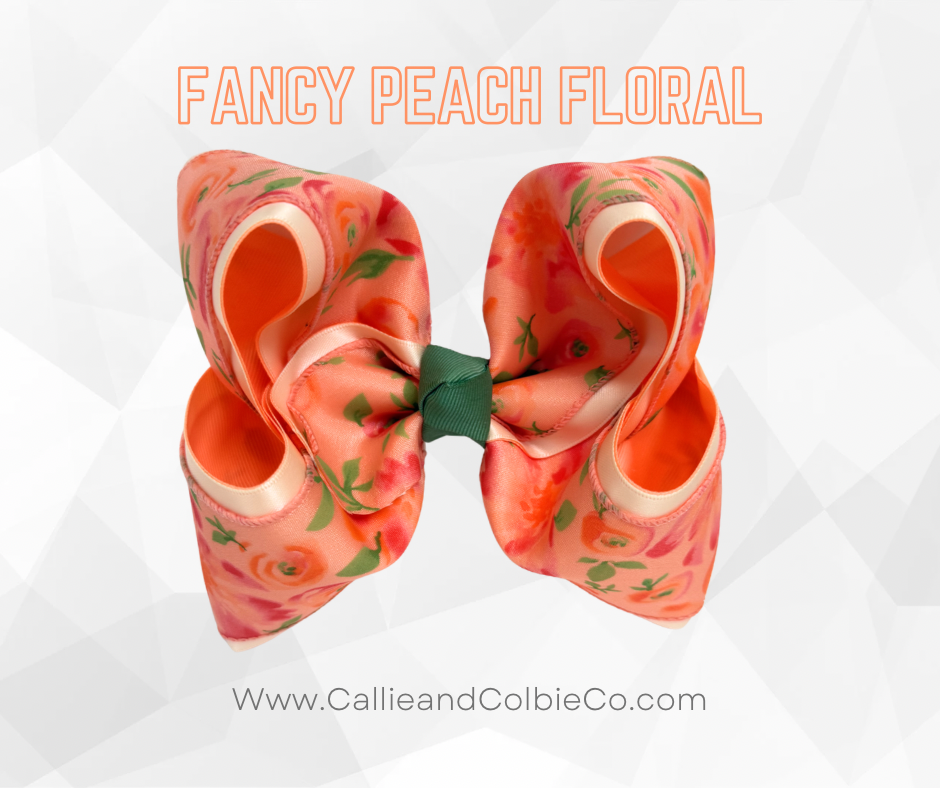 Fancy Peach Floral