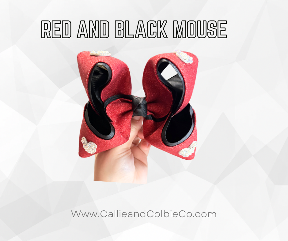 Red and black mouse