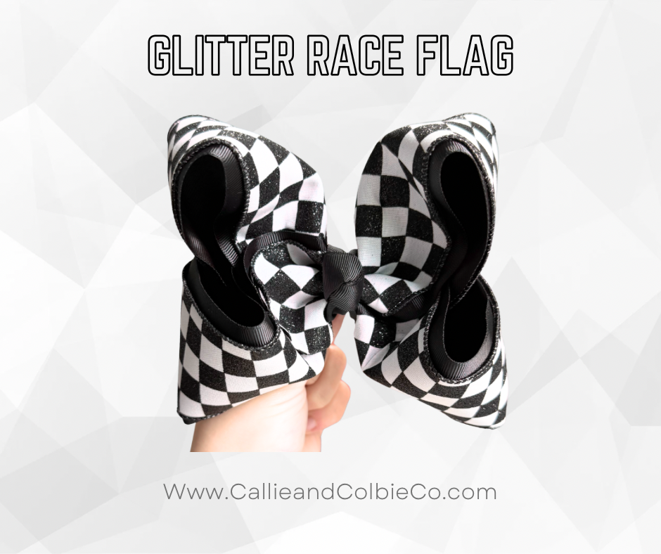 Glitter Race Flag
