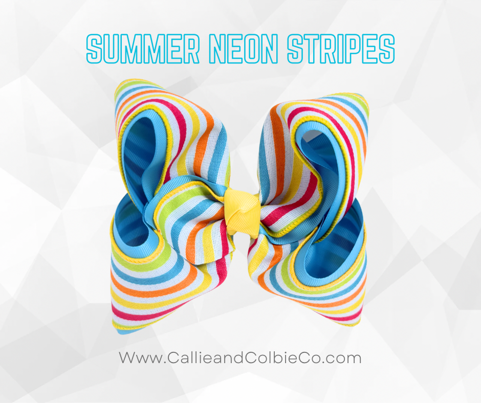 Summer Neon Stripes